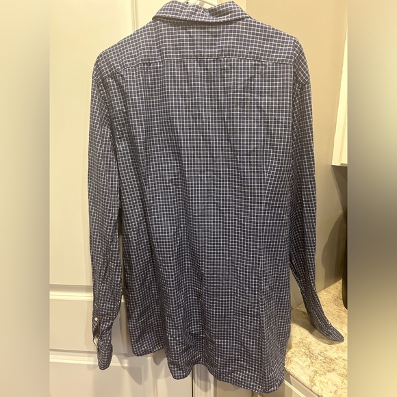 John Varvatos Star USA Plaid Cotton Button Down Shirt XXL - Picture 3 of 10